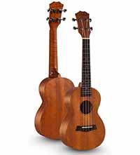 Ofgcfbvxd Ukulele Caoba acústica Ukelele Natural 26 Pulgadas Hawaii Guitarra Ukulele 4-String Piano (Color : Natural, Size : 26 Inches)