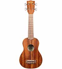 Kala - Ukelele, clavijero de engranajes, acabado satinado, Marrón, One Size (KA-S)_small