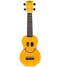 Mahalo STN2211-SE - Ukelele soprano, color amarillo con cara