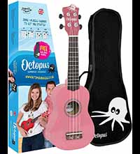 comprar ukelele para niña color rosa